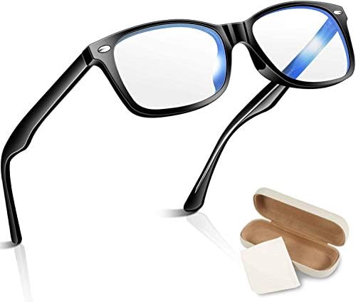 Yutuki ブルーライトカット メガネ 超軽量 Uvカット ブルーライト 紫外線カット 輻射防止 視力保護 睡眠改善 目の疲れを緩和する 男女兼用 ブラク