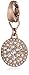 Fossil Glitz Disc Rose Gold-Tone Stainless Steel Charm