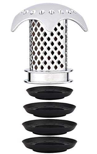 ERQILUJI Tub Drain Hair Catcher/Strainer/Stopper/Trap, Shower/Bathtub/Bathroom Tub Drain Protector - Thumbnail 6
