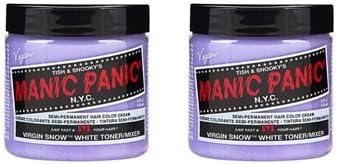 Amazon 2個セット Manic Panic マニックパニック Virgin Snow ヴァージン スノー 118ml マニックパニック おしゃれ染め 通販