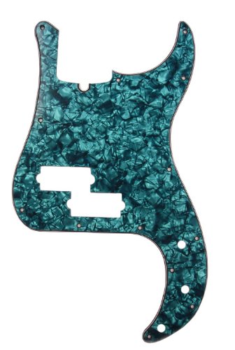 D'Andrea Precision Bass Pickguards for Electric Guitar, Aqua Pearl
