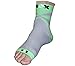 Plantar Fasciitis Sock, Compression Socks for Men Women Nurses Runners Ankle Sleeve for Arch and Achilles Heel Pain and Support,Gray/green,Large