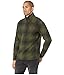 THE NORTH FACE Men's Novelty Gordon Lyons Quarter Zip - Four Leaf Clover Ombre Plaid Print - XL