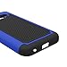 Core Prime Case, LK [Shock Absorption] Hybrid Dual Layer Armor Defender Protective Case Cover for Samsung Galaxy Core Prime (Blue)