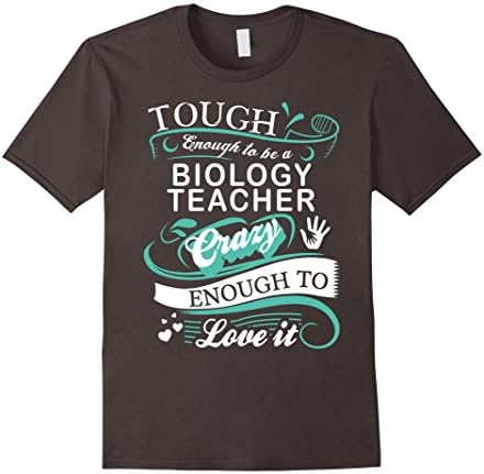 Men's Great Gift T-Shirt for biology teacher, Funny Quotes Small Asphalt