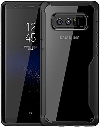 ONIPU for Samsung Galaxy Note 8 Case - Soft Shock-Absorbing Bumper with Clear Back, Screen Protector Friendly, Wireless Charger Compatible for Samsung Galaxy Note 8 6.3''