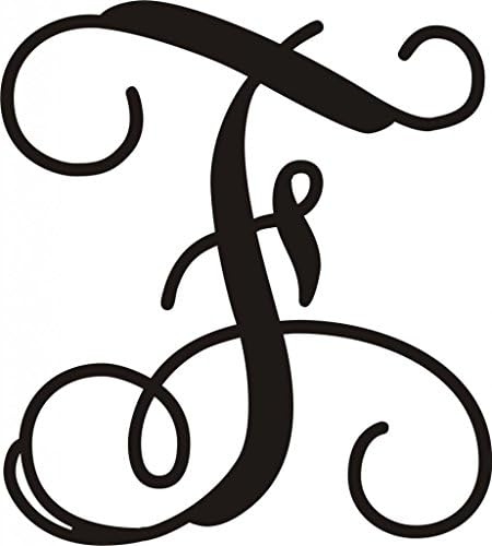 AJD Designs Monogramed Letter Approximately 20" T X 18" W Door or Wall Inside or Outside F