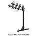 CURT 18035 Towable Trailer Hitch Bike Rack Mount, Fits 2-Inch Receiver, 2,000 lbs, 4 Bicycles