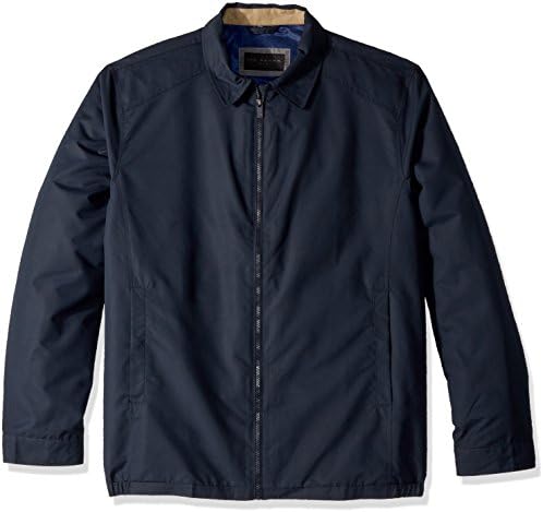 Ike Behar Men's Big and Tall Augusta Golf Jacket, Navy, 5X