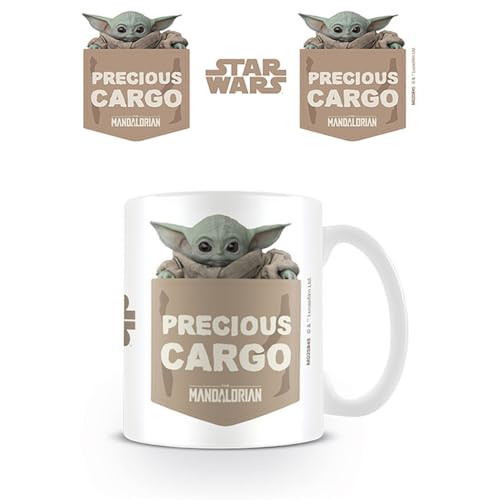 Disney Star Wars The Mandalorian (Precious Cargo) Tea and Coffee Mug White