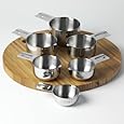 Measuring Cups Stainless Steel 6 Piece Stackable Set by KitchenMade