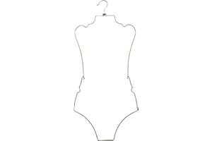 Wire Hangers, Body Shape Lingerie Hangers Foldable Metal Display Bikini Swimwear Organizer for Stores Bedroom Shops