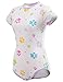 Littleforbig Adult Baby & Diaper Lover (ABDL) Button Crotch Romper Onesie -Baby Paws Onesie(M, Purple)