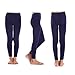 JIAYI Girls Fleece Lined Footless Tights Elastic Waist Tights for Toddler Kids Winter Warm Tights 3 Pack(4Y-14Y)