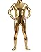 WOLF UNITARD Long Sleeve Shiny Metallic Zentai Bodysuit