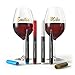 Party Wine Glass Marker Set, No Smearing and Fast Dry. Ideal Food Grade Ink for Tagging Glassware and Ceramics (Similar to Wine Charms)!