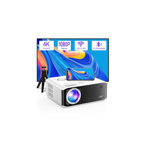 Auking 4K Outdoor Projector with WiFi and Bluetooth
