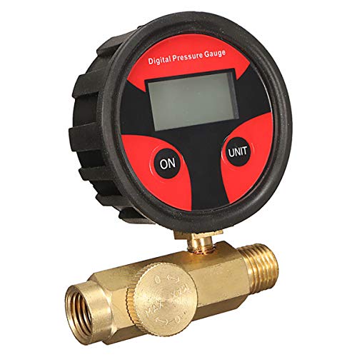 OKIl 1/4 Inch 200PSI Air Pressure Regulator Gauge Pressure Regulating Valve For Spray Gun - Thumbnail 3