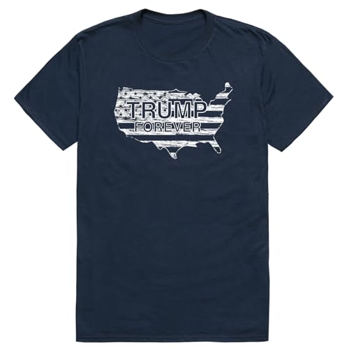 Rapiddominance Distressed Campaign T's Trump 7 Navy M, Navy