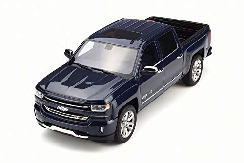 GT Spirit 2018 Chevy Silverado, Blue Metallic GT212 - 1/18 Scale Resin Model Toy Car
