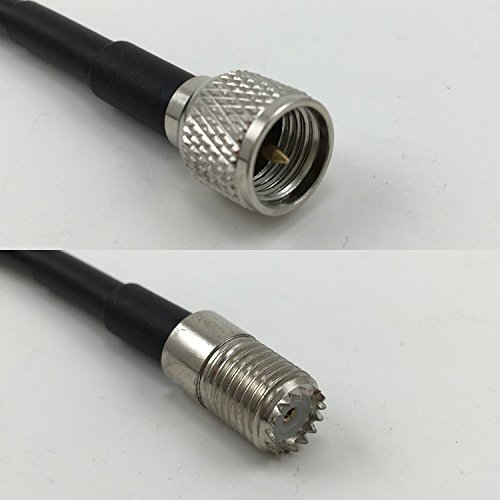15 feet RFC195 KSR195 MINI UHF MALE to MINI UHF FEMALE Pigtail Jumper RF coaxial cable 50ohm High Quality Quick USA Shipping