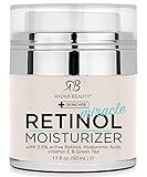Retinol Moisturizer Cream for Face - With Retinol, Hyaluronic Acid, vitamin e and Green Tea. Best Night and Day Moisturizing Cream 1.7 Fl. Oz.