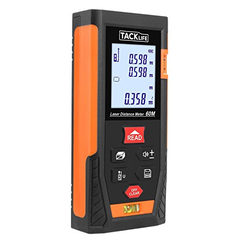 Tacklife hd60 classic laser measure 196 feet min/in/ft …