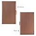 MaxGear Business Card Holder, Professional Business Card Case Slim Stainless Steel Card Holder Personality Metal Name Card Holder for Men & Women Bronze Gold 02