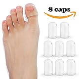 Apex Sports Silicone Toe Cap Protectors- 8 Caps Total