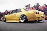 TST INNOPRINT CO Nissan Skyline R32 GTR Silk Poster 36x24 Inches