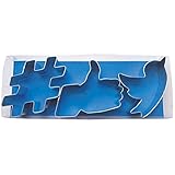 CookieCutterCom Social Media Tin Cookie Cutter 3 Pc Set L1953