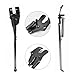 Kickstand for 12 14 16 18 inch Kid's Bike Kids Bicycle Sturdy Bike Stand Carbon Steel Rear Wheel Holder Black Easy Assembly for RoyalBaby Strider Kid's Bicycles Girls or Boys, Stainless Steel Black