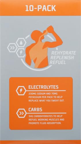 THE GATORADE COMPANY GATORADE THIRST QUENCHER POWDER, 1.23OZ PACKETS, MAKES 20 OUNCES (LEMON-LIME), 1.23 OUNCE (PACK OF 10)