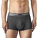 DAVID ARCHY Men's 4 Pack Ultra Soft Micro Modal Underwear Breathable Trunks with Fly (M, Black/Dark Gray)