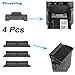 Mavic Air Dust Cover Threeking DJI Mavic Air Drone and Battery Terminal Dust Cover Water-Proof Dust Cover Plug (4 Pcs)