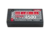 Team Orion Carbon Pro LiPo 4500mAh 100C 7.4V Ultra Shorty Battery