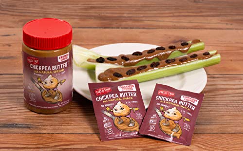 Field Trip Chickpea Butter | Healthy Vegan Snacks, Gluten Free, Non GMO Ingredients, All Natural Creamy Peanut Butter Substitute, Nut and Soy Free | 1oz Squeeze Packs | Cinnamon Churro 10 Pack - Thumbnail 3