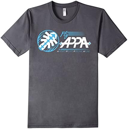 Men's "Fly Appa" geeky anime tshirt as seen at comiccon XL Asphalt