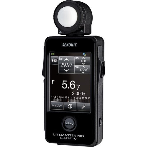 Sekonic LiteMaster Pro L-478D-U Light Meter With Exclusive 3-Year Warranty + Sekonic Deluxe Case for L-478-series meters - Thumbnail 3