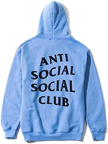 Anti Social Social Club Hoodie Baby Blue as Worn by Kanye West Yeezy