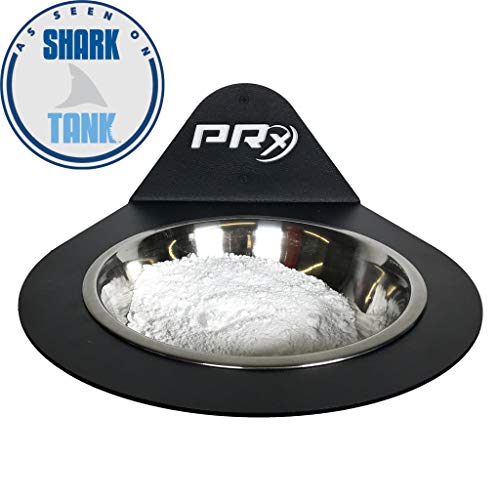 PRx Performance Gym Chalk Bowl Container, Wall Mounted Powder Hand Chalk Holder, Space Saving Home and Commercial Gym Accessory for Weight Lifting and Strength Training, Garage Gym