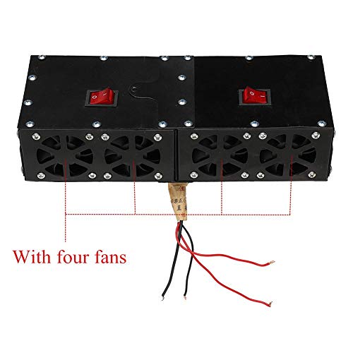 S WIDEN ELECTRIC 12V 800W Car Vehicle Fan Heater, Heating Warmer Windscreen Defroster Demister Fan Car Heater Windshield De-Icers