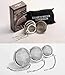 Tea Infusers, Tea Steepers for Loose Tea, Tea Strainer, One Each Sm, Med, Lg. Fine Mesh Stainless Steel Tea Accessories Set
