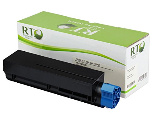 Renewable Toner Okidata 43502001 Compatible Toner Cartridge High Yield: 7,000 for Oki Laser Printers: B4550, B4550n, B4600, B4600n