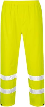 Portwest H441 Waterproof Hi Vis Rain Trousers Yellow Large view 5