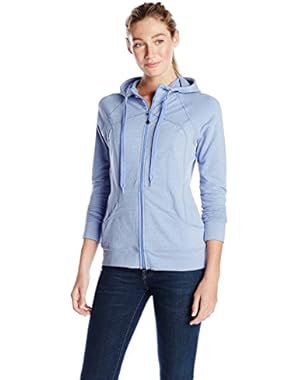 Women's Sueded French Terry Hooded Jacket