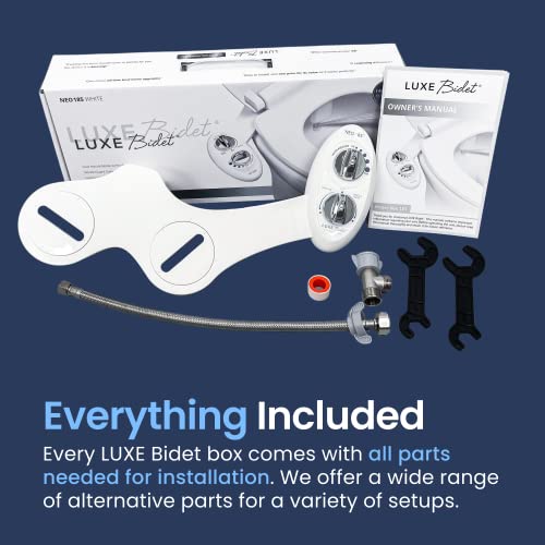 LUXE Bidet NEO 185 SelfCleaning, Dual Nozzle, NonElectric Bidet