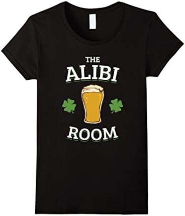 Women's Alibi Room St. Pats Shirt Medium Black