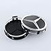 cargooghi 4Pack Mercedes Benz Wheel Center Hub Caps Emblem,75mm Rim Black hubcaps Fit Benz C ML CLS S GL SL E CLK CL GL Center Cap Badge(Black)