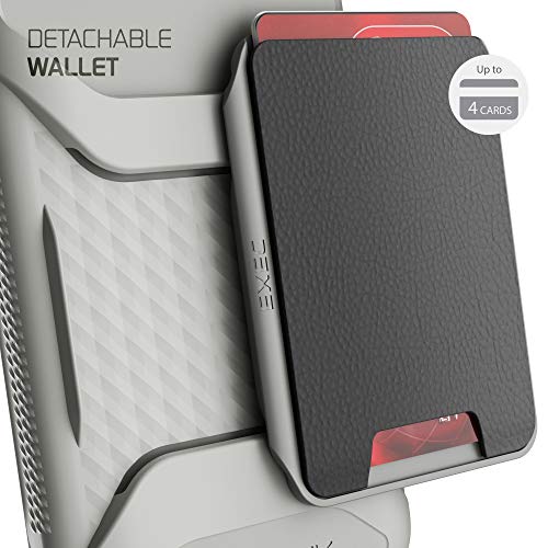 Ghostek Exec Designed for iPhone 11 Pro Wallet Case Magnetic Leather Card Holder Pocket Slot Holds 4 Credit Cards Military Grade Shockproof for 2019 Apple iPhone 11 Pro (5.8" Screen Only) - (Black)